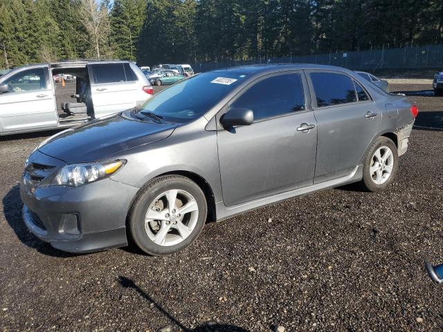 TOYOTA COROLLA BA 2013 gray sedan 4d gas 5YFBU4EE8DP223200 photo #1