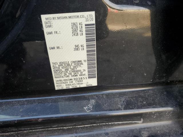 2021 NISSAN ALTIMA SV - 1N4BL4DV1MN303851