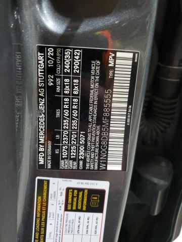 2021 MERCEDES-BENZ GLC 300 - W1N0G8DB5MF885555