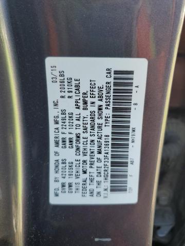 2015 HONDA ACCORD LX - 1HGCR2F33FA136918
