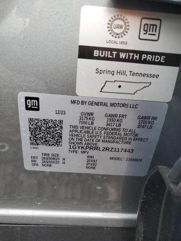 2024 CADILLAC LYRIQ LUXU - 1GYKPRRL2RZ117443