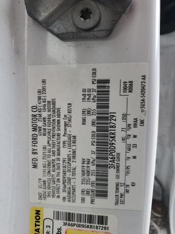2019 FORD FUSION TIT - 3FA6P0D95KR187291