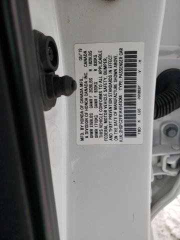 2019 HONDA CIVIC SPOR - 2HGFC2F81KH545084
