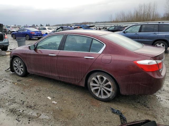 HONDA ACCORD SPO 2015 burgundy  gas 1HGCR2F50FA074346 photo #3