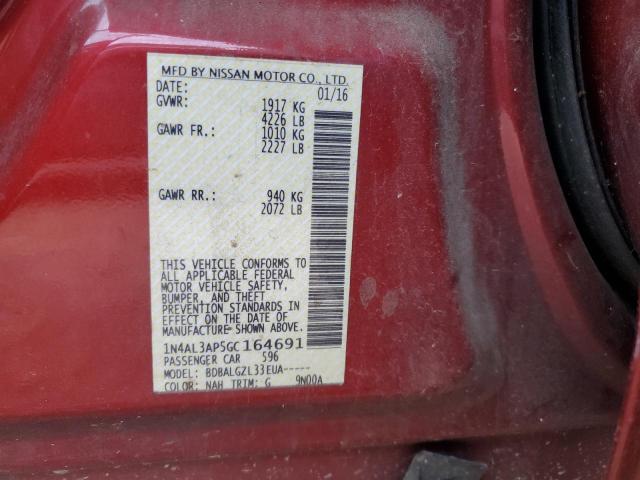 2016 NISSAN ALTIMA 2.5 1N4AL3AP5GC164691