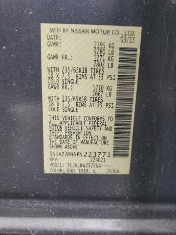 2015 NISSAN MURANO S - 5N1AZ2MH6FN223771