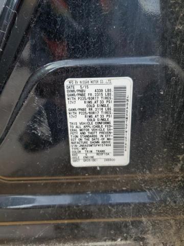 2015 NISSAN ROGUE SLCT JN8AS5MT5FW157484