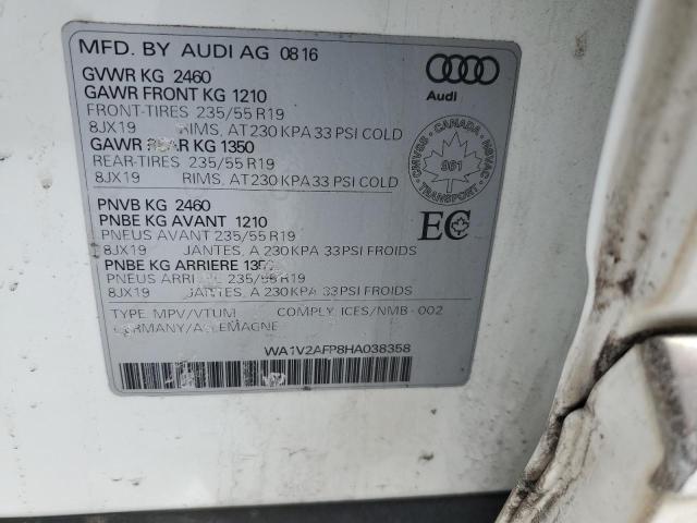 2017 AUDI Q5 TECHNIK WA1V2AFP8HA038358