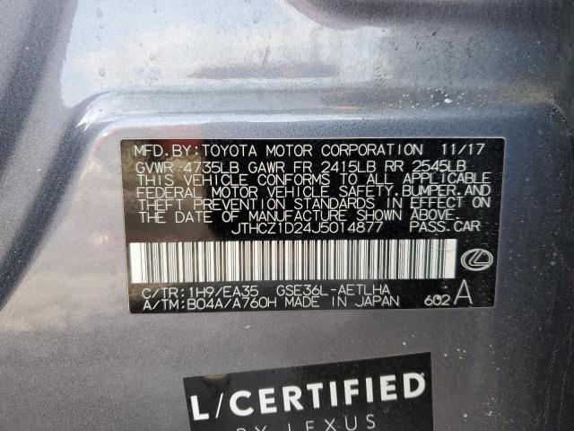 2018 LEXUS IS 350 JTHCZ1D24J5014877