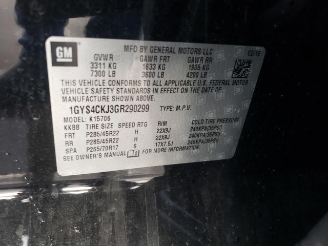 2016 CADILLAC ESCALADE P 1GYS4CKJ3GR290299