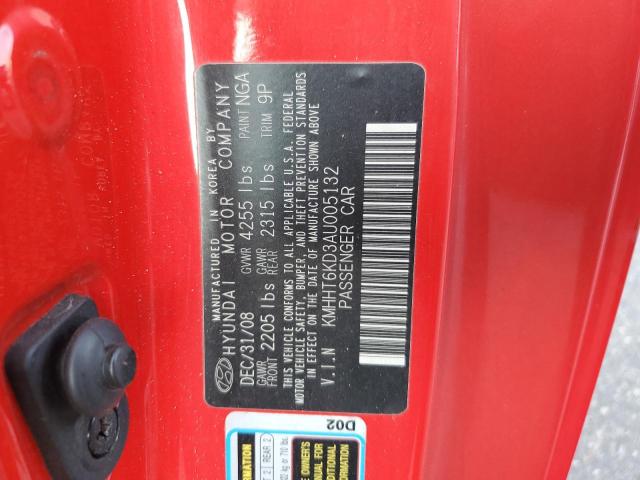 2010 HYUNDAI GENESIS CO - KMHHT6KD3AU005132
