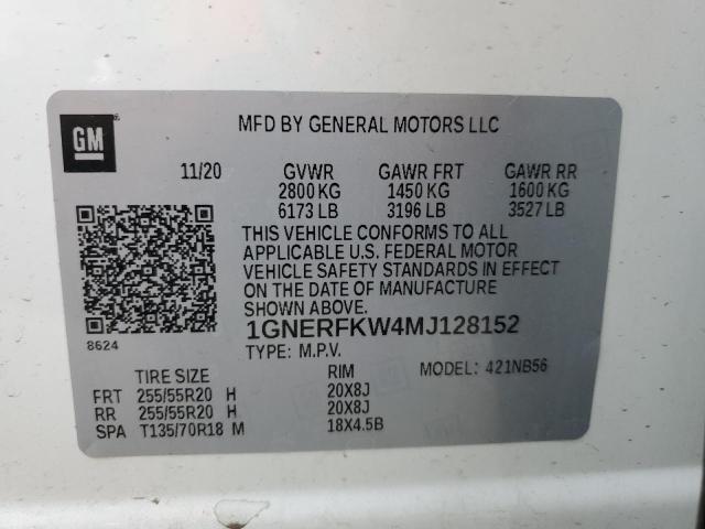 2021 CHEVROLET TRAVERSE L - 1GNERFKW4MJ128152