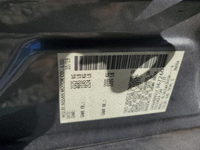 2020 NISSAN MAXIMA SL - 1N4AA6DV2LC367260