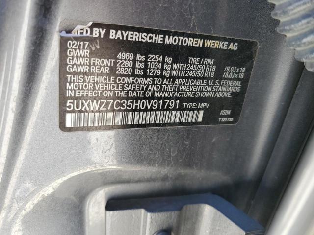 2017 BMW X3 SDRIVE2 #3296386660