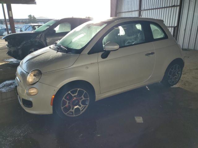 FIAT 500 SPORT 2012 white  gas 3C3CFFBR5CT340606 photo #1