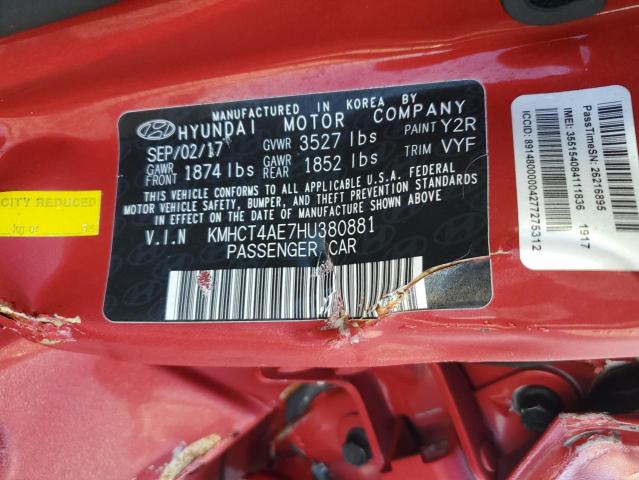 2017 HYUNDAI ACCENT SE - KMHCT4AE7HU380881