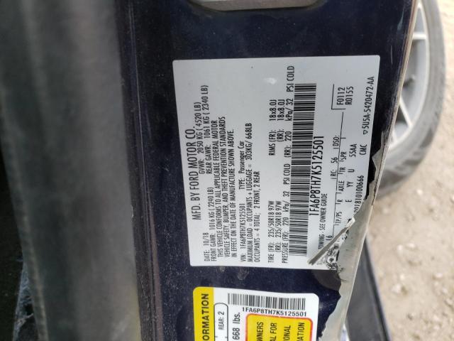 2019 FORD MUSTANG - 1FA6P8TH7K5125501