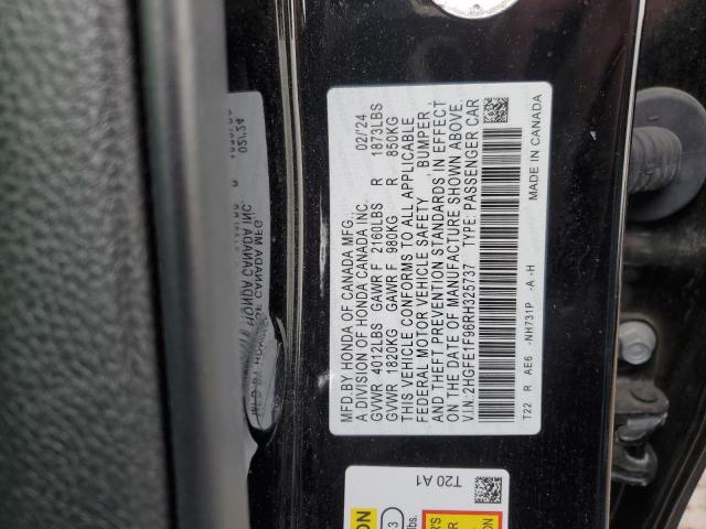 2024 HONDA CIVIC TOUR - 2HGFE1F96RH325737