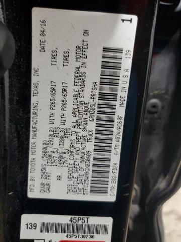 2016 TOYOTA TACOMA DOU - 5TFCZ5AN9GX030609