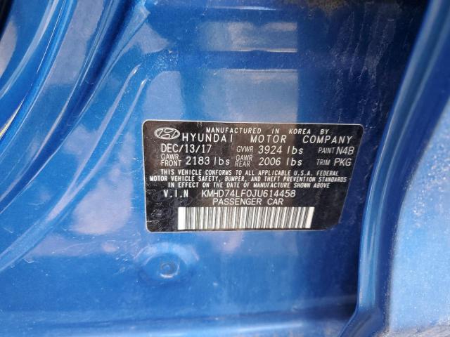 2018 HYUNDAI ELANTRA SE - KMHD74LF0JU614458