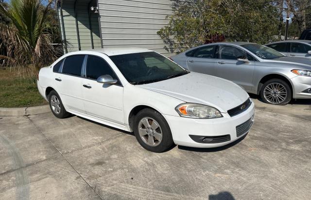 CHEVROLET IMPALA LT 2011 white sedan 4d flexible fuel 2G1WG5EK3B1215367 photo #1