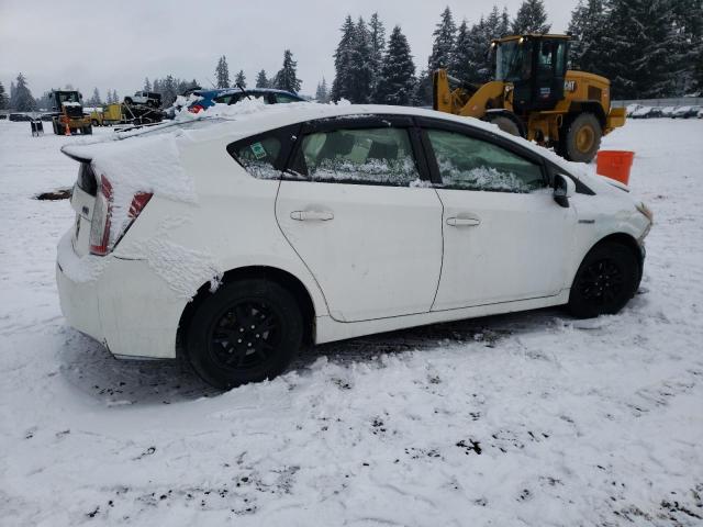 TOYOTA PRIUS 2013 white  hybrid engine JTDKN3DU1D5600883 photo #4