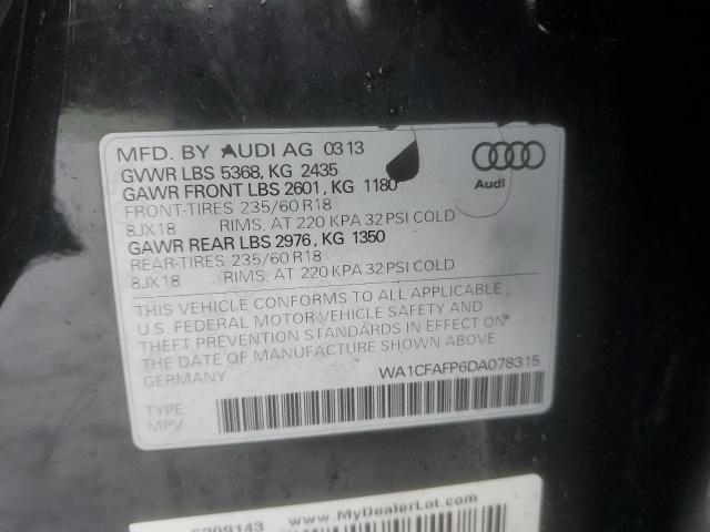 wa1cfafp6da078315 - 2013 Audi q5 premium - #44717025