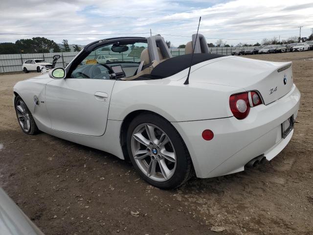 BMW Z4 3.0 2005 white  gas 4USBT53505LU10933 photo #3