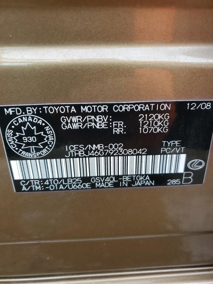 Lexus Es 350 2009