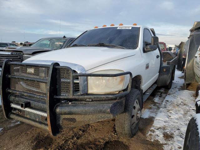 DODGE RAM 3500 S 2008 white crew cha diesel 3D6WH36A48G209232 photo #1