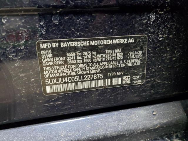2020 BMW X5 M50I 5UXJU4C05LL227875