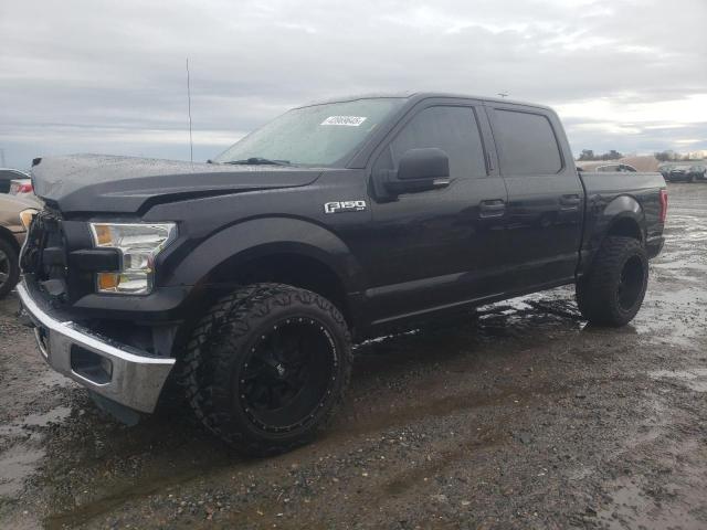 FORD F150 SUPER 2015 black  gas 1FTEW1CP4FKF23280 photo #1