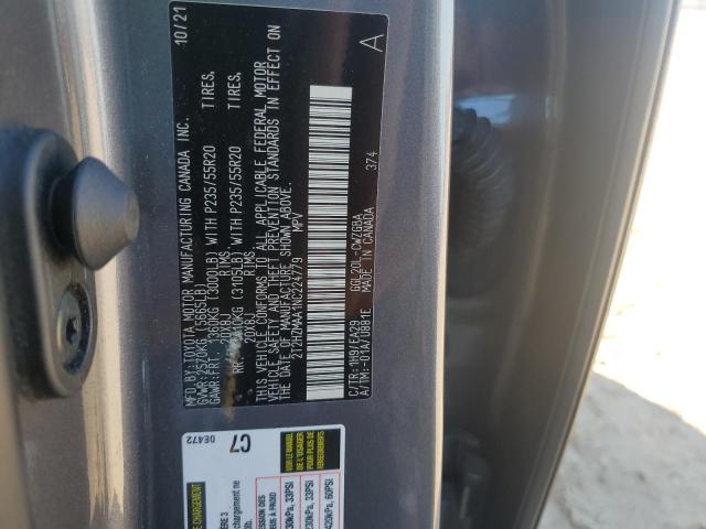 2022 LEXUS RX 350 - 2T2HZMAA1NC224779