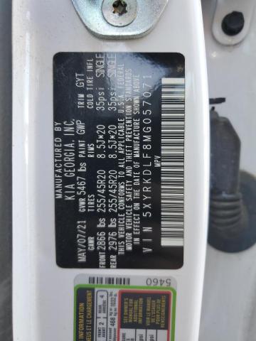 2021 KIA SORENTO SX - 5XYRKDLF8MG057071
