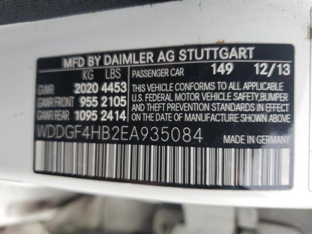 2014 MERCEDES-BENZ C 250 - WDDGF4HB2EA935084