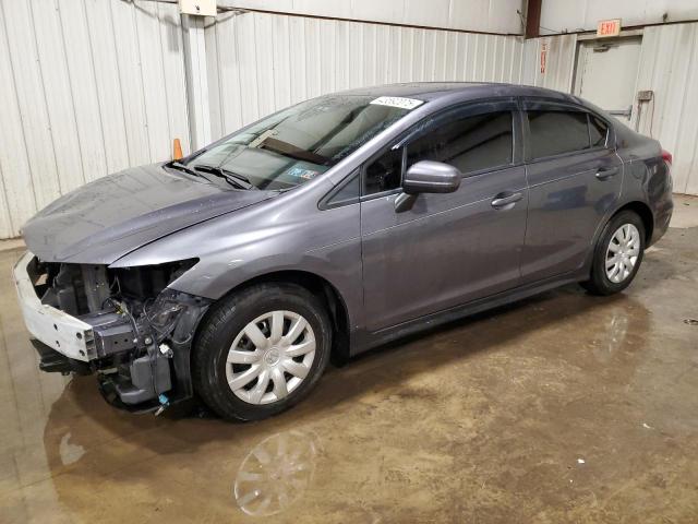 HONDA CIVIC LX 2014 gray  gas 19XFB2F56EE238274 photo #1