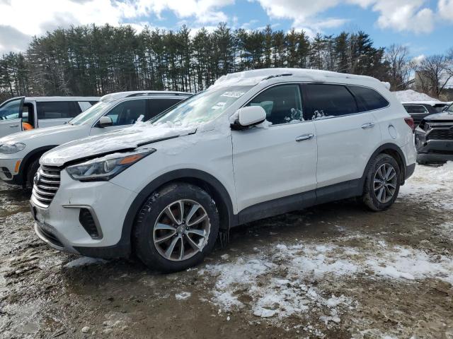 HYUNDAI SANTA FE S 2018 white  gas KM8SMDHFXJU278763 photo #1