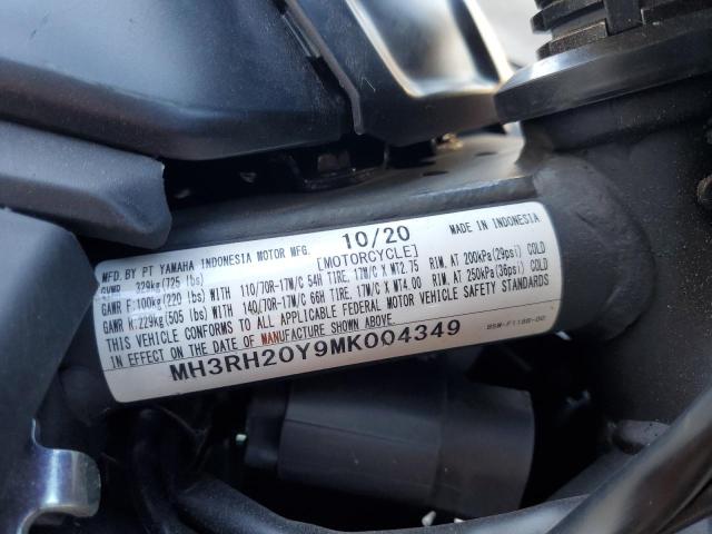2021 YAMAHA MT-03 MH3RH20Y9MK004349