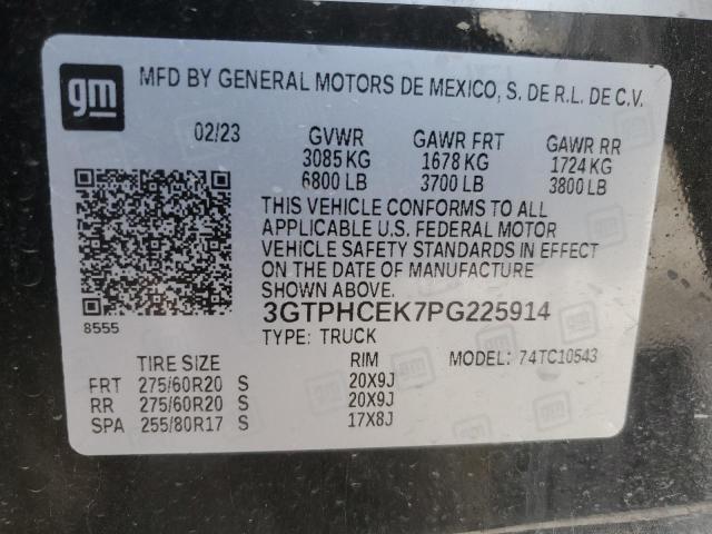 2023 GMC SIERRA C15 - 3GTPHCEK7PG225914
