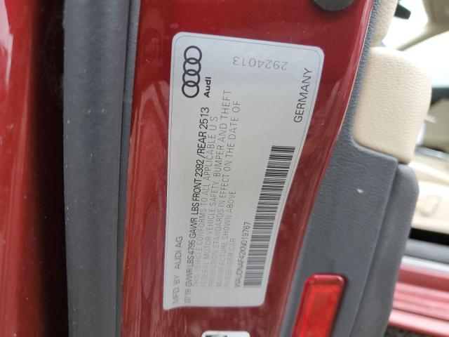 2019 AUDI A4 PREMIUM - WAUDNAF42KN019767