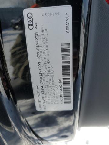 2018 AUDI S5 PRESTIG WAU24GF55JN001543