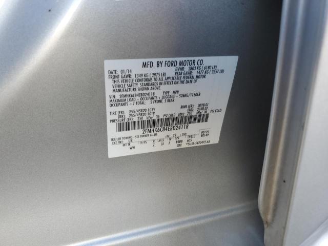 2014 FORD FLEX SEL - 2FMHK6C84EBD24118