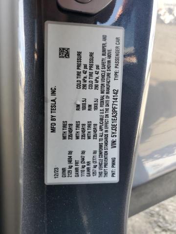 2023 TESLA MODEL 3 - 5YJ3E1EA3PF714142