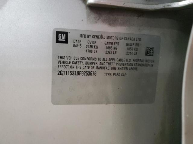 2015 CHEVROLET IMPALA LT1 2G1115SL8F9253676
