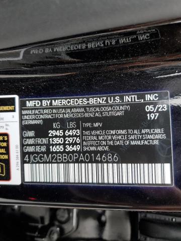 2023 MERCEDES-BENZ EQE SUV 35 4JGGM2BB0PA014686