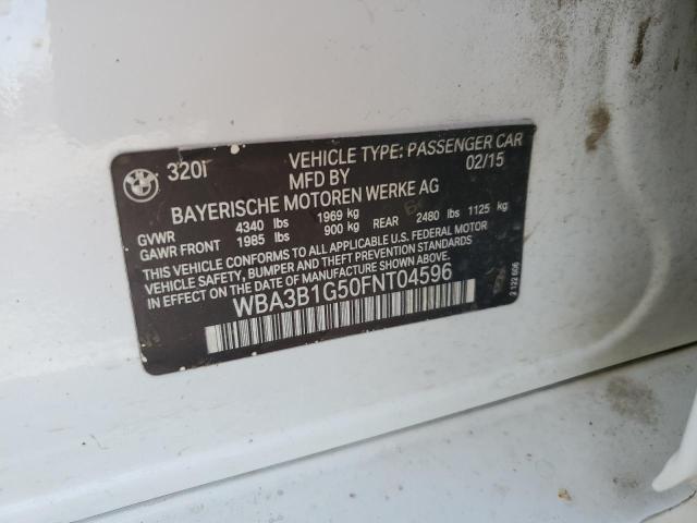 2015 BMW 320 I - WBA3B1G50FNT04596
