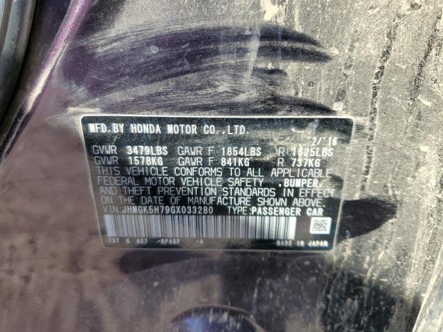 2016 HONDA FIT EX - JHMGK5H79GX033280