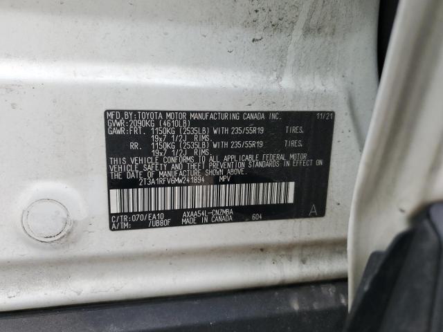 2021 TOYOTA RAV4 XLE P - 2T3A1RFV6MW241894