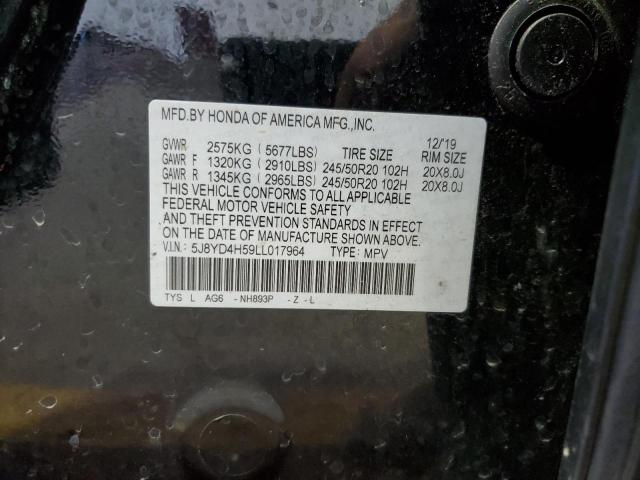 2020 ACURA MDX TECHNO - 5J8YD4H59LL017964
