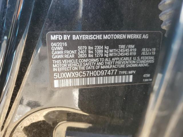 2017 BMW X3 XDRIVE2 - 5UXWX9C57H0D97477